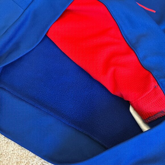 NEW Buffalo Bills NFL Nike Blue with Logo Hoodie Sweatshirt Top Long-Sleeves - Picture 8 of 15